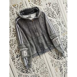 Кофта спортивна жіноча LR953 grey р.42-46 "Lora" недорого оптом від прямого постачальника