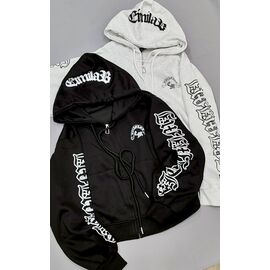 Кофта спортивна жіноча LR960 black р.42-46 "Lora" недорого оптом від прямого постачальника