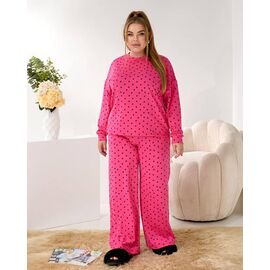 Костюм жіночий теплий 125-5 pink р.46-56 "HOME STYLE" недорого оптом від прямого постачальника