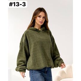 Худі жіноче 13-3 khaki р.48-56 "HOME STYLE" недорого оптом від прямого постачальника
