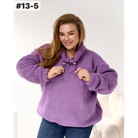 Худі жіноче 13-5 purple р.48-56 "HOME STYLE" недорого оптом від прямого постачальника