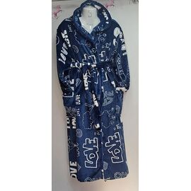 Халат жіночий теплий RL907 navy р.50-58 "HOME STYLE" недорого оптом від прямого постачальника