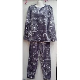 Костюм жіночий теплий RL909 grey р.48-58 "HOME STYLE" недорого оптом від прямого постачальника