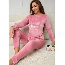 Костюм жіночий теплий RL919 pink р.50-58 "HOME STYLE" недорого оптом від прямого постачальника