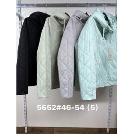 Куртка жіноча демісезонна 5652 black р.46-54 "Jacket" недорого оптом від прямого постачальника