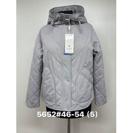 Куртка жіноча демісезонна 5652 grey р.46-54 "Jacket" недорого оптом від прямого постачальника