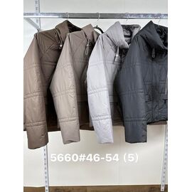 Куртка жіноча демісезонна 5660 l.grey р.46-54 "Jacket" недорого оптом від прямого постачальника