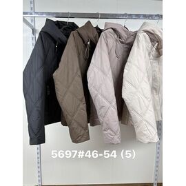 Куртка жіноча демісезонна 5697 l.beige р.46-54 "Jacket" недорого оптом від прямого постачальника