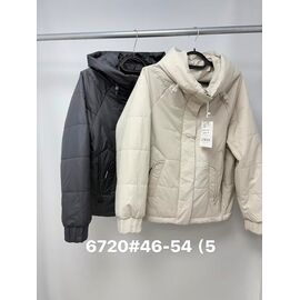 Куртка жіноча демісезонна 6720 black р.46-54 "Jacket" недорого оптом від прямого постачальника