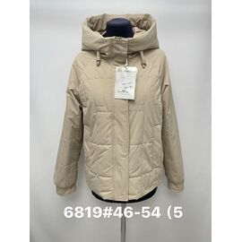 Куртка жіноча демісезонна 6819 d.beige р.46-54 "Jacket" недорого оптом від прямого постачальника