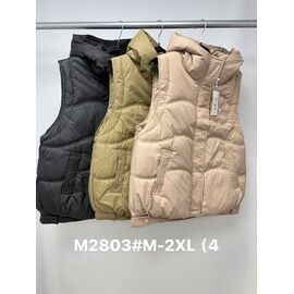 Жилетка жіноча M2803 black р.M-2XL "Jacket" недорого оптом від прямого постачальника