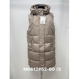 Жилетка жіноча M6612 beige р.52-60 "Jacket" недорого оптом від прямого постачальника