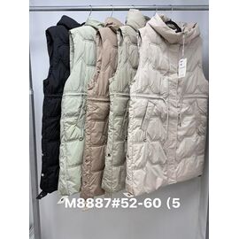 Жилетка жіноча M8887 d.beige р.52-60 "Jacket" недорого оптом від прямого постачальника