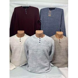 Фотография Свитер мужской SB1542 l.grey р.L-2XL "Sabihina" недорого оптом от прямого поставщика