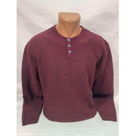 Фотография Свитер мужской SB1548 wine р.L-2XL "Sabihina" недорого оптом от прямого поставщика