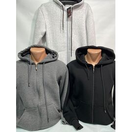 Фотография Кофта спортивная мужская SB1557 l.grey р.M-2XL "Sabihina" недорого оптом от прямого поставщика