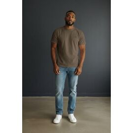 Футболка чоловіча 25038 khaki р.M-3XL "2BRO" недорого оптом від прямого постачальника