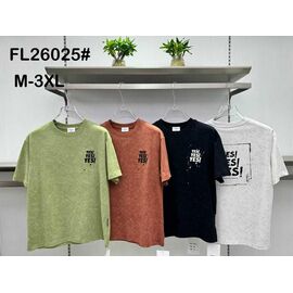 Футболка чоловіча 26025 green р.M-3XL "2BRO" недорого оптом від прямого постачальника