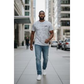 Футболка чоловіча 26027 l.grey р.M-3XL "2BRO" недорого оптом від прямого постачальника