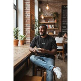 Футболка чоловіча 26038 black р.M-3XL "2BRO" недорого оптом від прямого постачальника