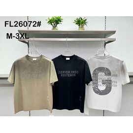 Футболка чоловіча 26072 white р.M-3XL "2BRO" недорого оптом від прямого постачальника