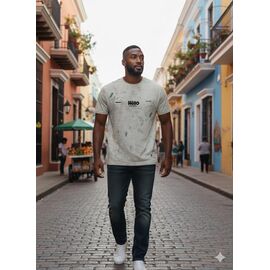 Футболка чоловіча 26079 beige р.M-3XL "2BRO" недорого оптом від прямого постачальника