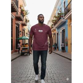 Футболка чоловіча 26079 wine р.M-3XL "2BRO" недорого оптом від прямого постачальника