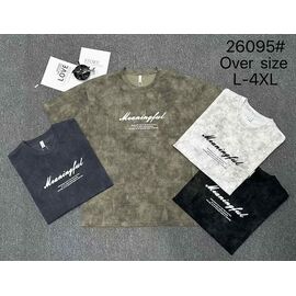 Футболка чоловіча 26095 black р.L-4XL "2BRO" недорого оптом від прямого постачальника