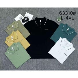 Футболка чоловіча 63310 khaki р.L-4XL "2BRO" недорого оптом від прямого постачальника