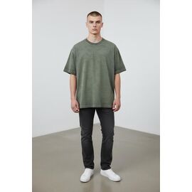 Футболка чоловіча 80411 khaki р.M-2XL "2BRO" недорого оптом від прямого постачальника