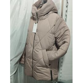 Куртка жіноча зимова 169 beige р.54-60 "Galina" недорого оптом від прямого постачальника