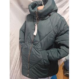 Куртка жіноча зимова 169 green р.54-60 "Galina" недорого оптом від прямого постачальника