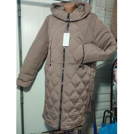 Куртка жіноча зимова 171 beige р.52-58 "Galina" недорого оптом від прямого постачальника