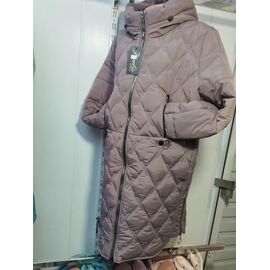 Куртка жіноча зимова 171 brown р.52-58 "Galina" недорого оптом від прямого постачальника