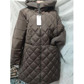 Куртка жіноча зимова 173 khaki р.52-58 "Galina" недорого оптом від прямого постачальника