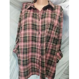 Сорочка жіноча GL14 pink р.S-L "Galina" недорого оптом від прямого постачальника