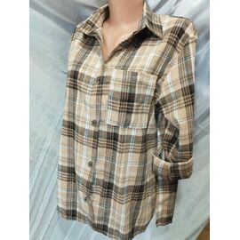 Сорочка жіноча GL6 beige р.S-L "Galina" недорого оптом від прямого постачальника