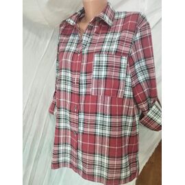 Сорочка жіноча GL9 red р.S-L "Galina" недорого оптом від прямого постачальника