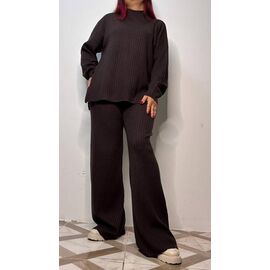 Костюм жіночий 2503 d.brown р.46-52 "Kosta" недорого оптом від прямого постачальника