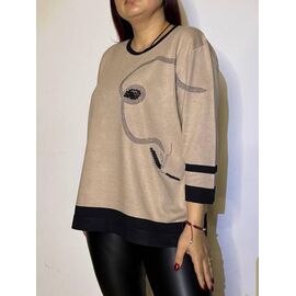 Туніка жіноча 2783 beige р.50-54 "Kosta" недорого оптом від прямого постачальника