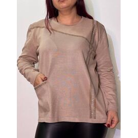 Светр жіночий 2785 beige р.50-54 "Kosta" недорого оптом від прямого постачальника