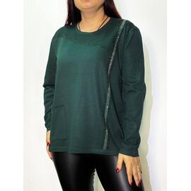 Светр жіночий 2785 green р.50-54 "Kosta" недорого оптом від прямого постачальника