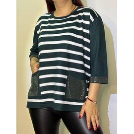 Туніка жіноча 2876 green р.50-54 "Kosta" недорого оптом від прямого постачальника