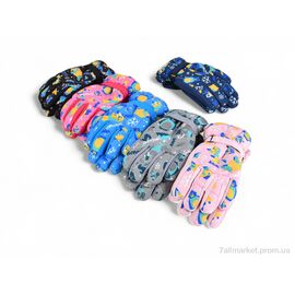 Рукавички для дітей Зима 922L mix-old (12 шт. р.сітка8-10) "CAP" недорого оптом від прямого постачальника