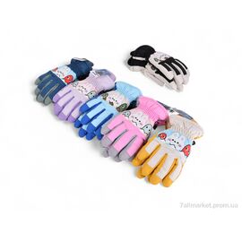 Рукавички для дітей Зима 911L mix-old (12 шт. р.сітка9-11) "CAP" недорого оптом від прямого постачальника