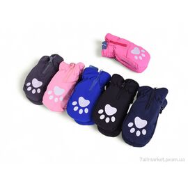 Рукавиці дитячі Зима 919S mix-old (12 шт. р.сітка4-6) "CAP" недорого оптом від прямого постачальника