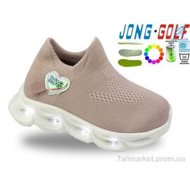 Фотография Кроссовки детские модные Весна/осень B11730-28 LED (8 пар р.26-31) "Jong Golf" недорого оптом от прямого поставщика