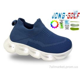 Фотография Кроссовки детские модные Весна/осень B11731-17 LED (8 пар р.26-31) "Jong Golf" недорого оптом от прямого поставщика