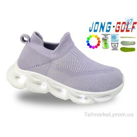 Фотография Кроссовки детские модные Весна/осень B11731-32 LED (8 пар р.26-31) "Jong Golf" недорого оптом от прямого поставщика