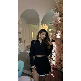 Костюм жіночий 3144 black р.42-46 "Kosta" недорого оптом від прямого постачальника